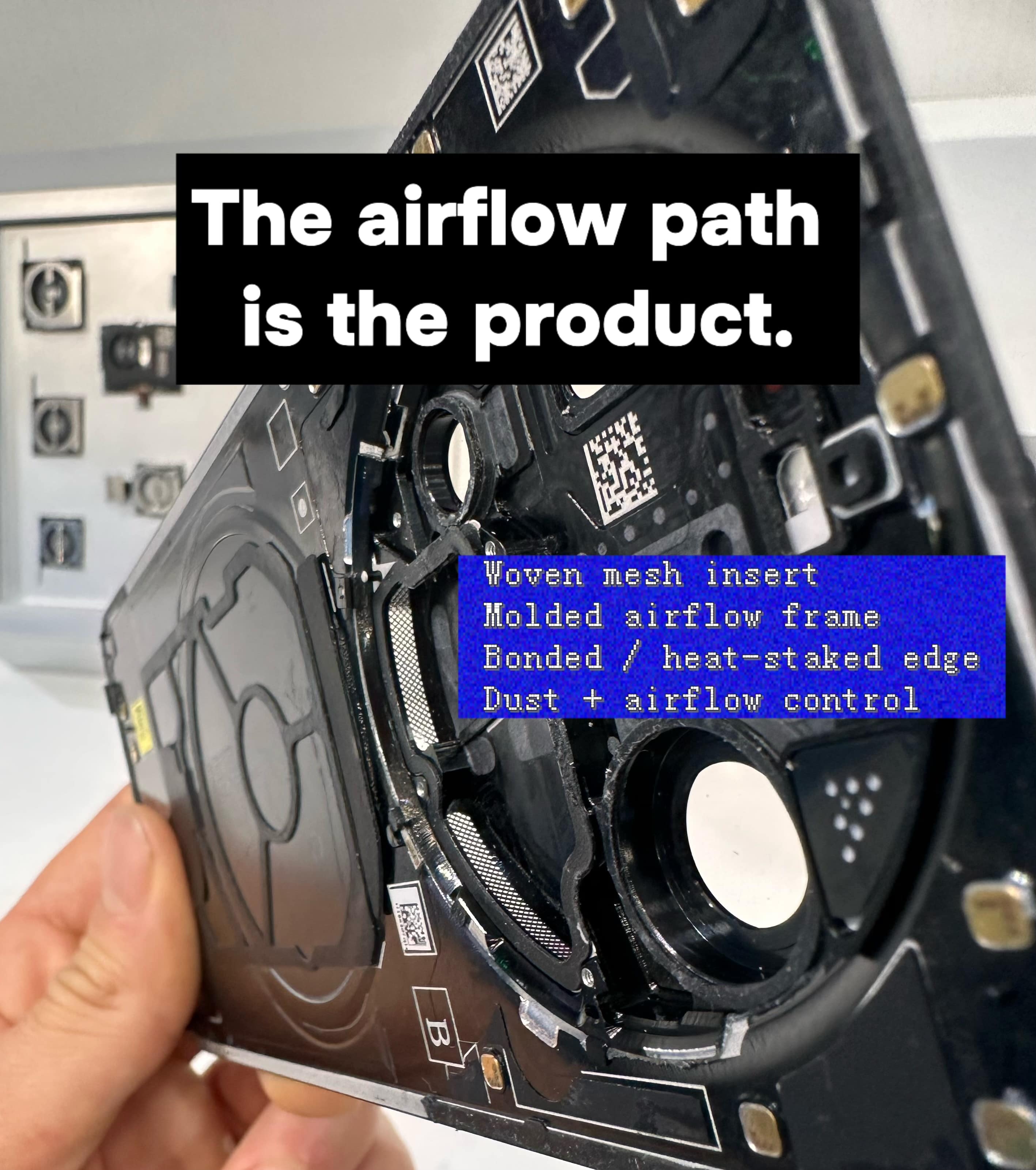 Hidden airflow path photo thumbnail